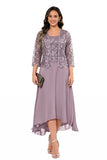 Josephine - Lace Jacket Midi Occasion Dress