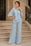 Miranda - Layered Keyhole Trouser Suit