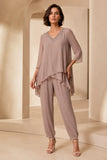 Romilly - Embellished Layered Two-Piece Trouser Set