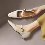 Romilly - Buckled Mary Jane Heels