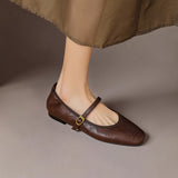 Esme - Buckled Mary Jane Flats