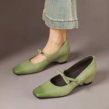 Cecilia - Bow Strap Mary Jane Shoes