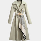 Ophelia - Belted Midi Trench Coat