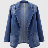 Lydia - Relaxed Indigo-Wash Blazer