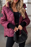 Heidi - Lattice Quilted Hooded Jacket