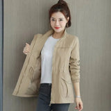 Saskia - Lightweight Zip-Up Drawstring Jacket