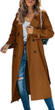 Orla - Double-Breasted Longline Trench Coat