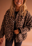 Rosamund - Oversized Leopard Print Jacket