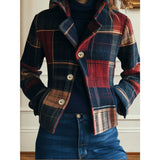 Romilly - Checked Patchwork Cropped Jacket